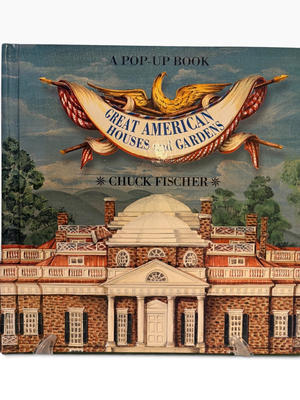 Great American Houses and Gardens Chuck Fischer Pop-Up Book 2002 Architecture